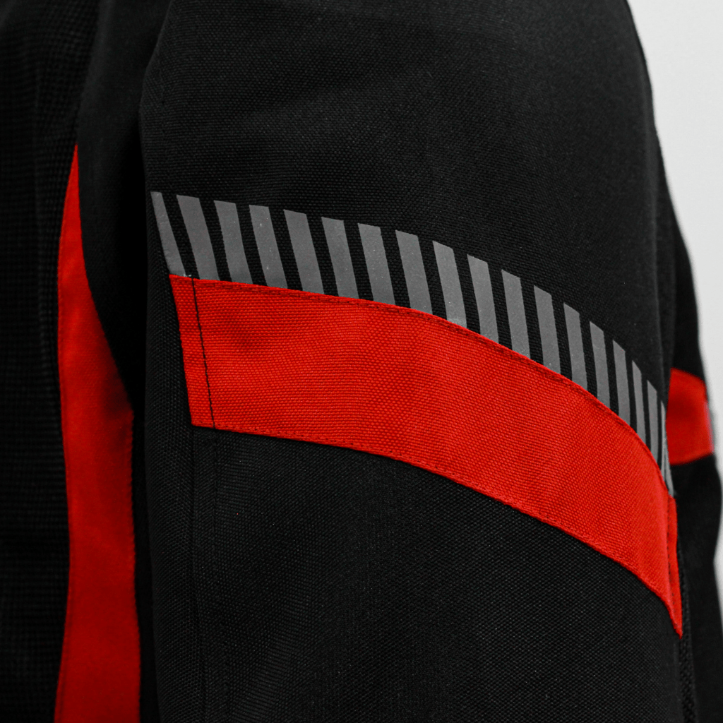 Destination Moto Raida Bolt Motorcycle Riding Jacket Red