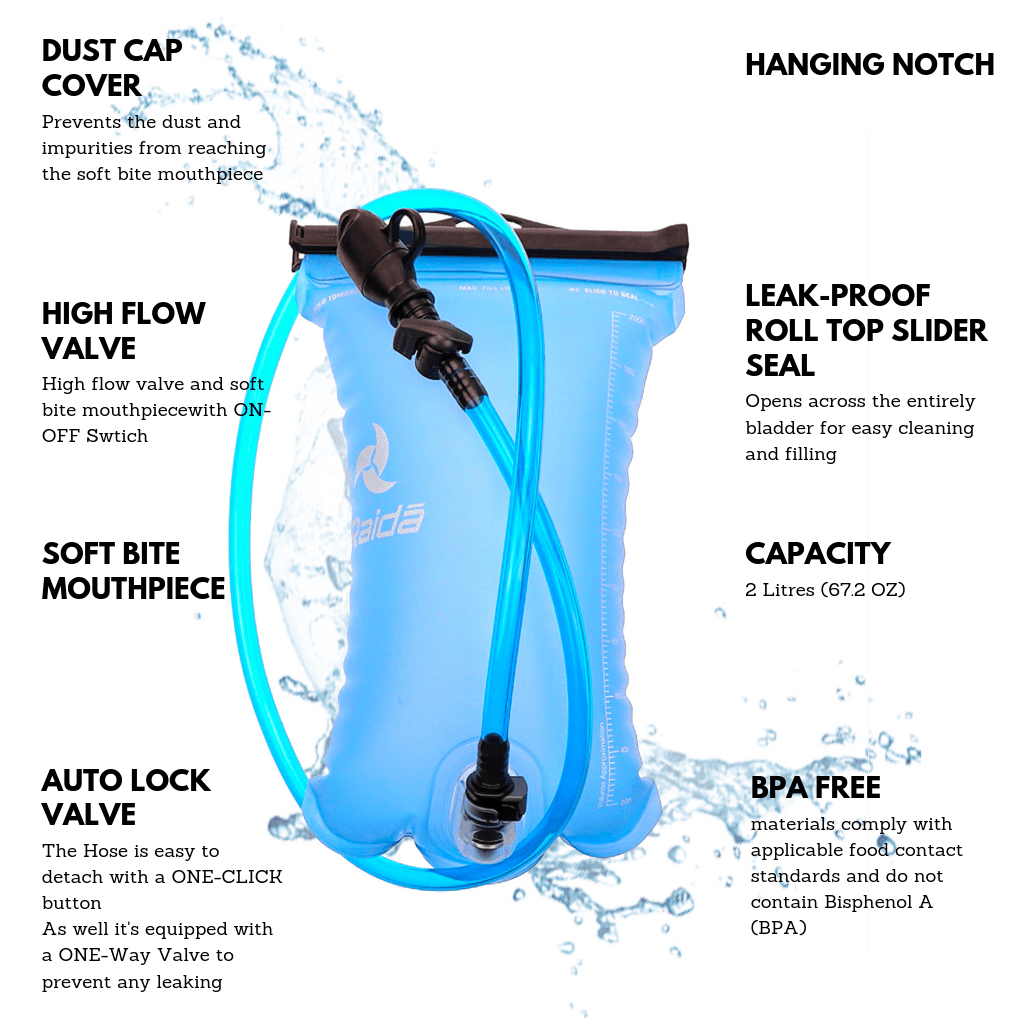 Destination Moto Raida Hydration Bladder 2 Litres