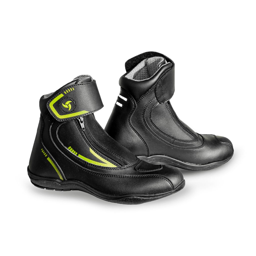 Destination Moto Raida Tourer Motorcycle Riding Boots | Hi-Viz