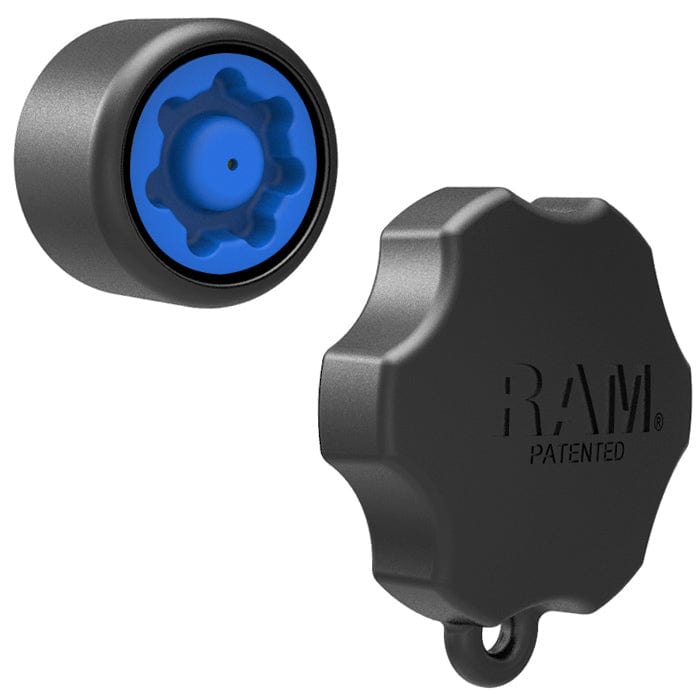RAM® Pin-Lock™ Security Knob for B Size Socket Arms (RAP-S-KNOB3U) - Destination Moto