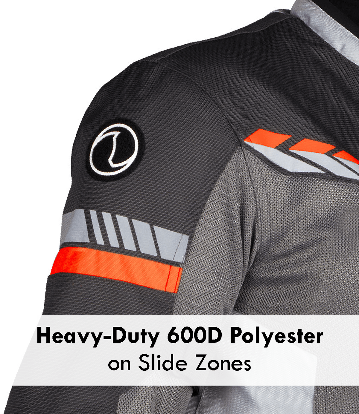 Destination Moto Rynox Air GT 4 Riding Jacket (Grey Hi-Viz Orange)
