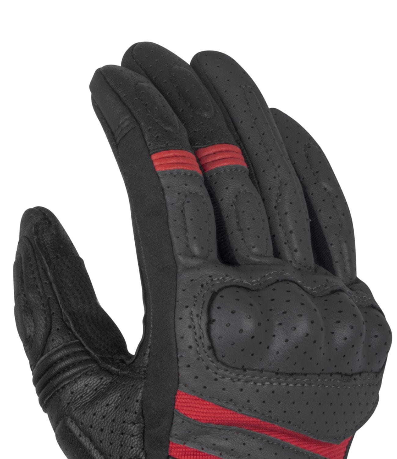 Rynox Air GT Gloves Grey Red - Destination Moto