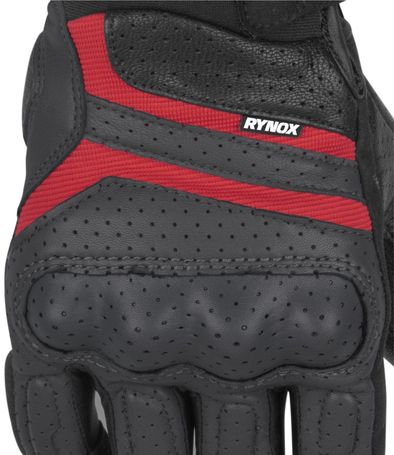 Rynox Air GT Gloves Grey Red - Destination Moto