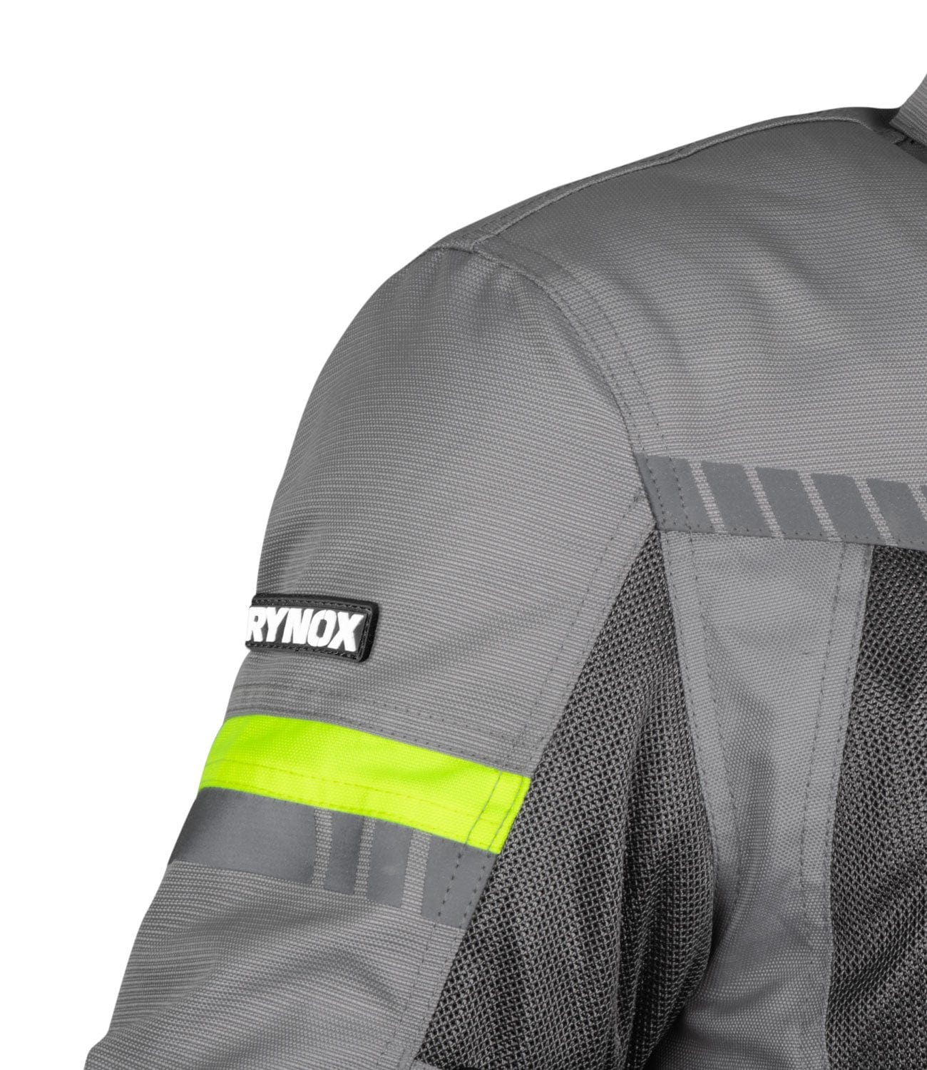 Destination Moto Rynox Air GT Riding Jacket V3.0 Grey Hi-Viz Green
