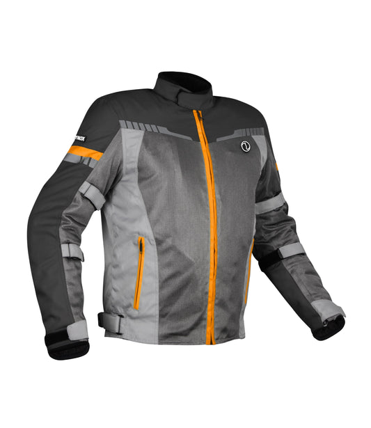Destination Moto Rynox Air GT Riding Jacket V3.0 Grey Orange