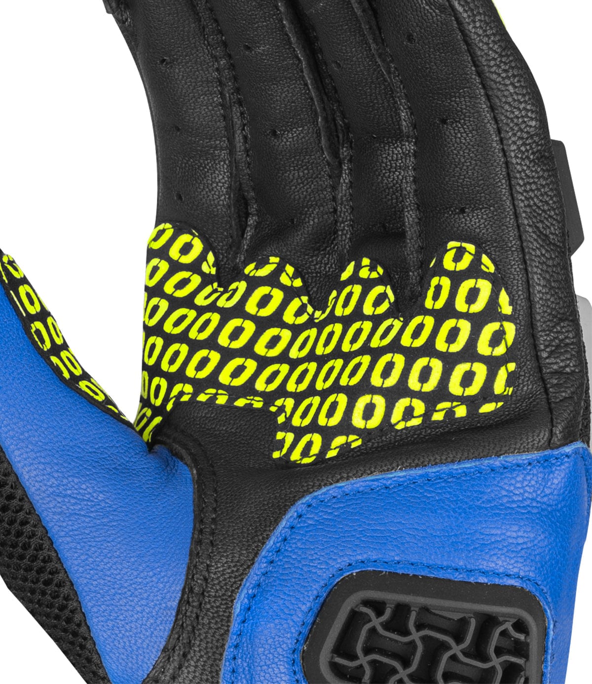 Destination Moto Rynox Gravel Dualsport Gloves (Hi Viz Green Blue)