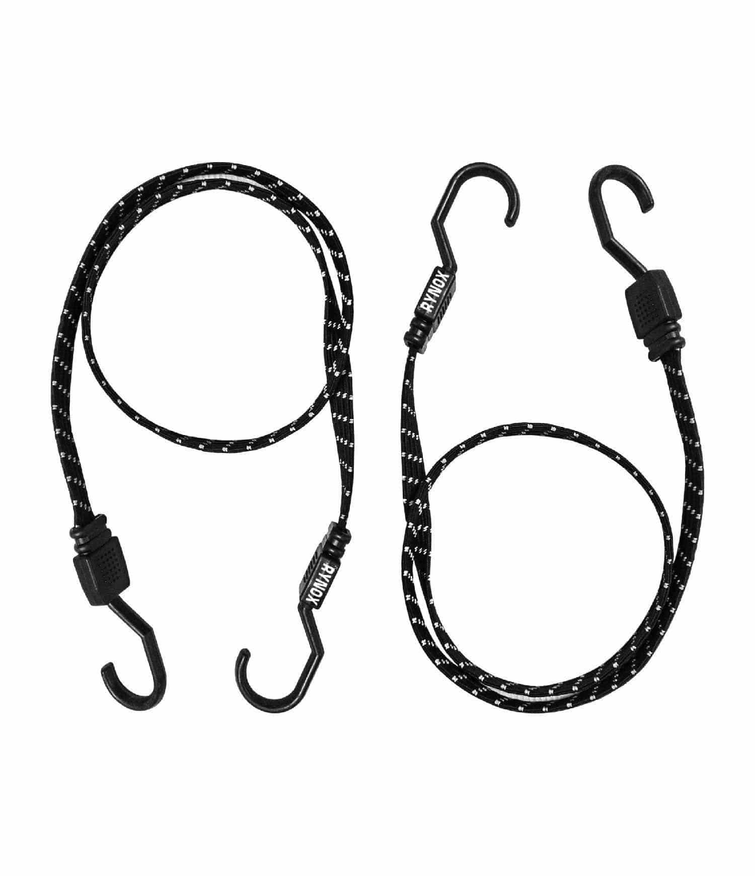 Rynox Gripper Reflective Bungee Strap Black - Destination Moto