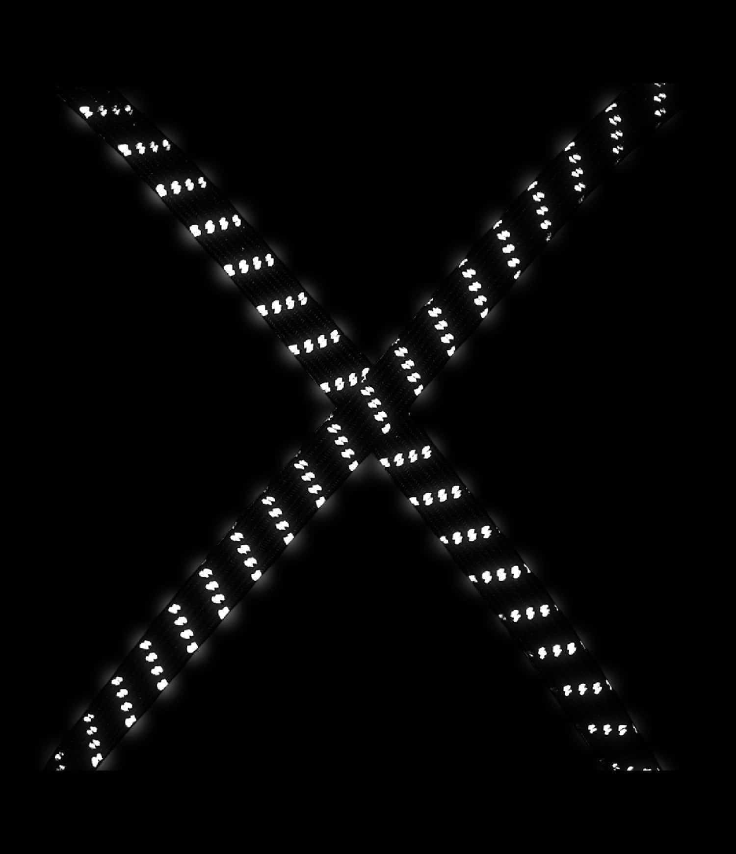 Rynox Gripper Reflective Bungee Strap Black - Destination Moto