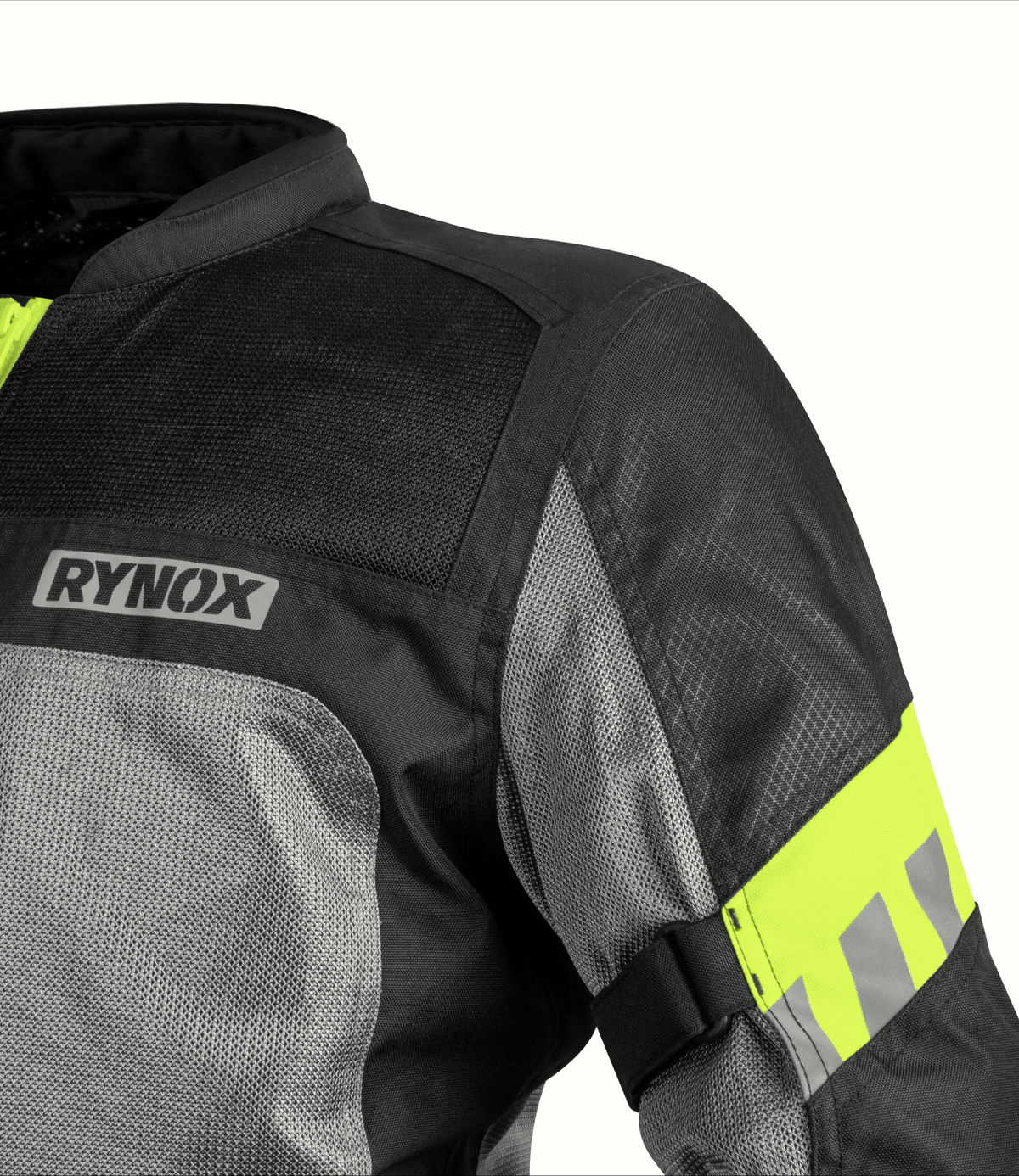 Destination Moto Rynox Helium GT 2 Riding Jacket (Black Hi-Viz Green)