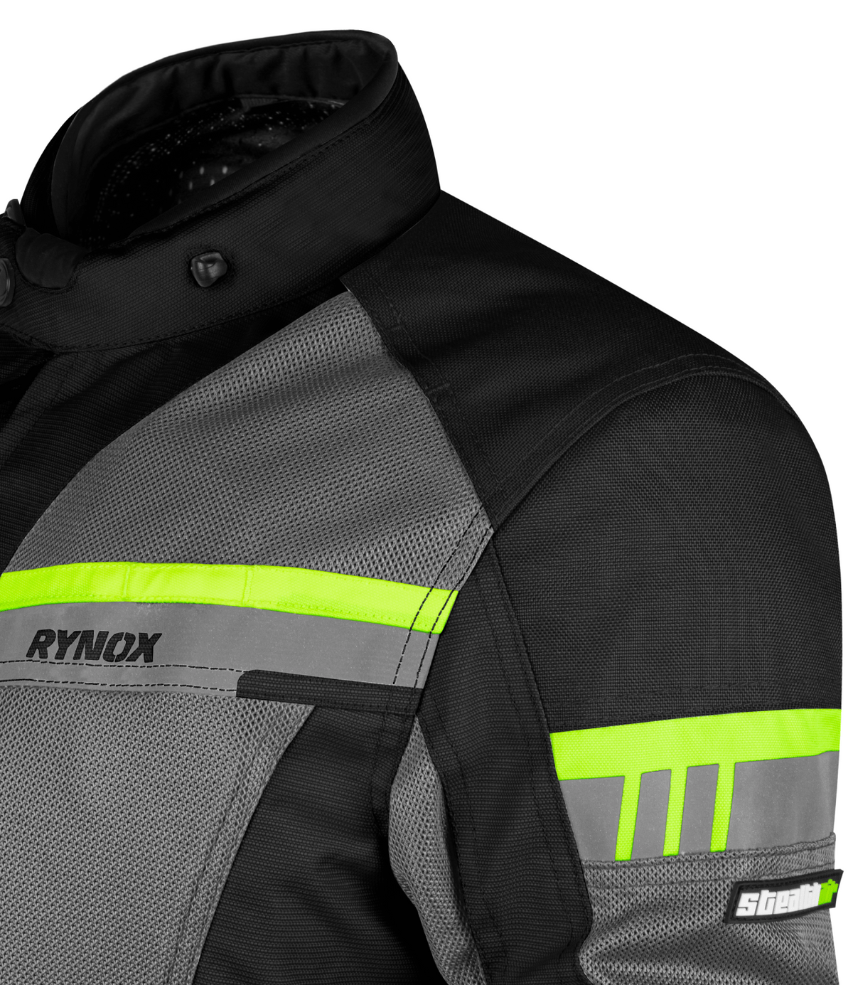 Destination Moto Rynox Stealth Air Pro Riding Jacket (Black Grey)