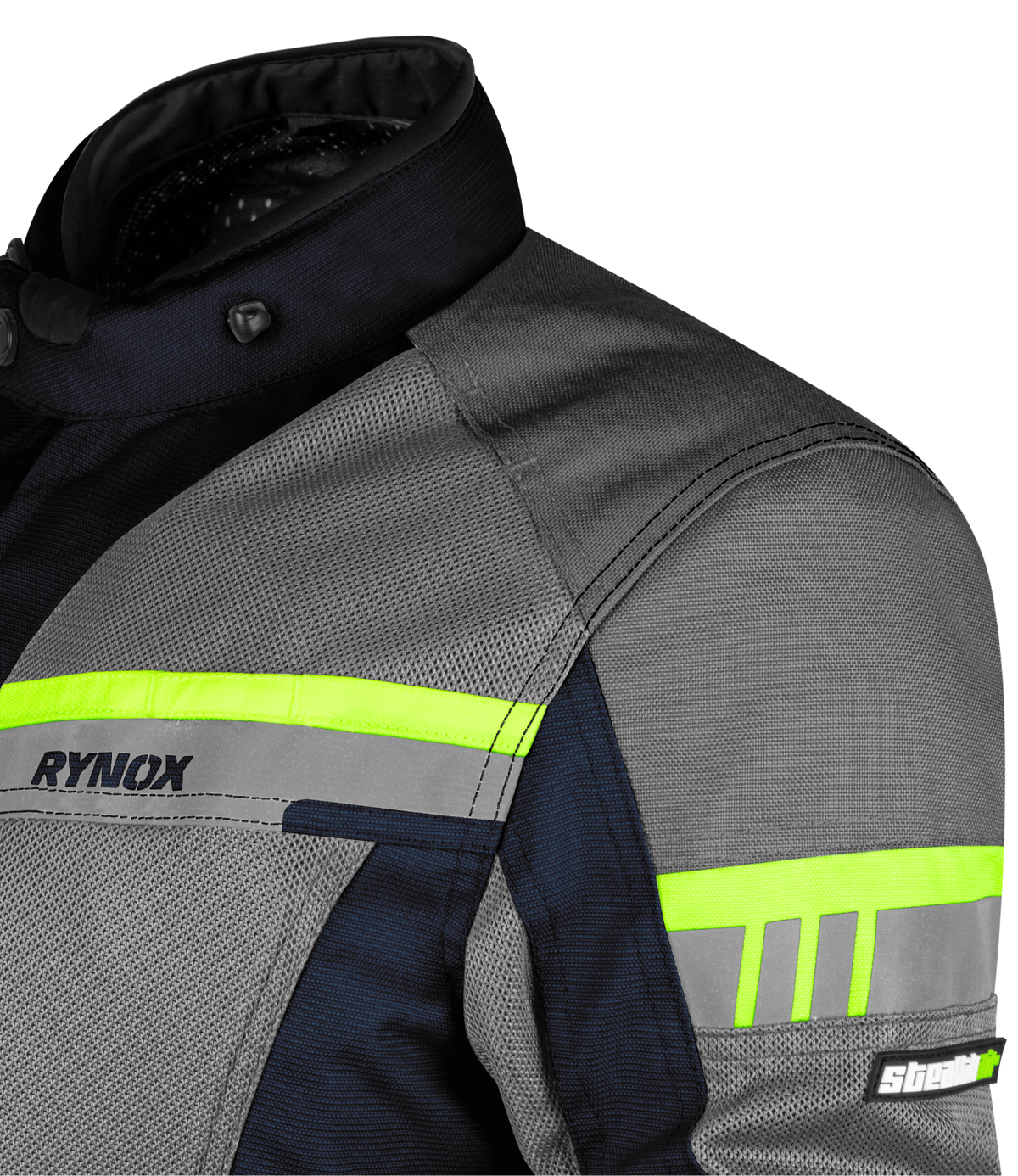 Destination Moto Rynox Stealth Air Pro Riding Jacket (Blue Grey)