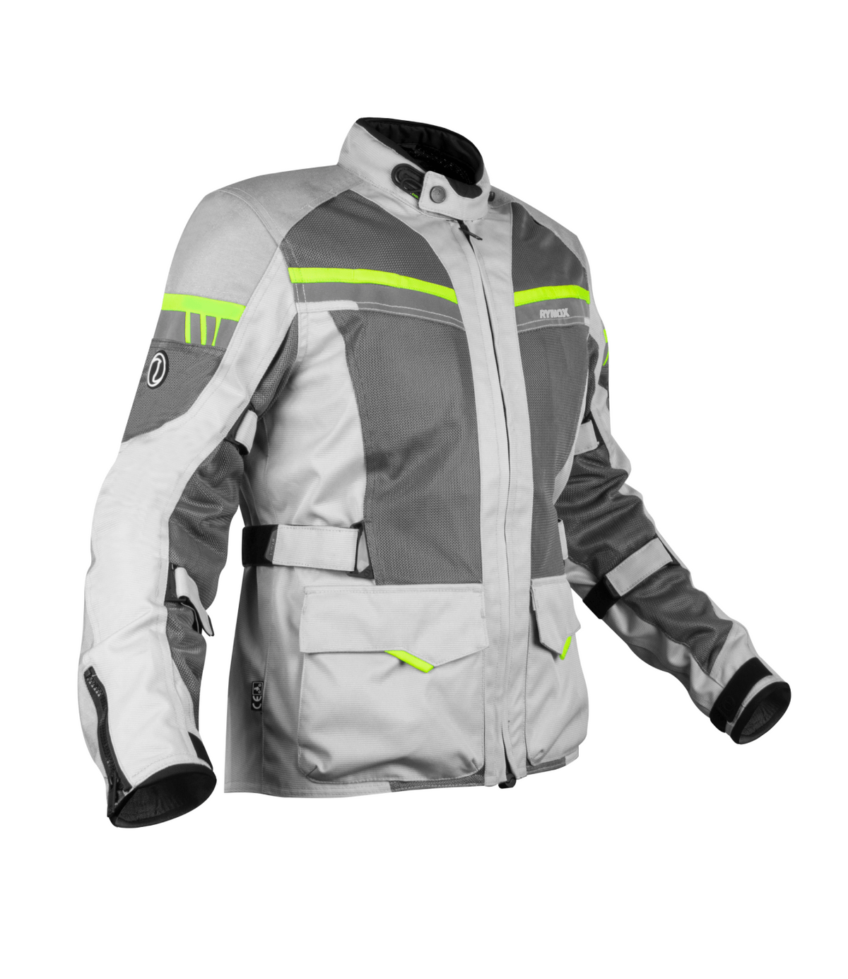 Destination Moto Rynox Stealth Air Pro Riding Jacket (Light Grey)