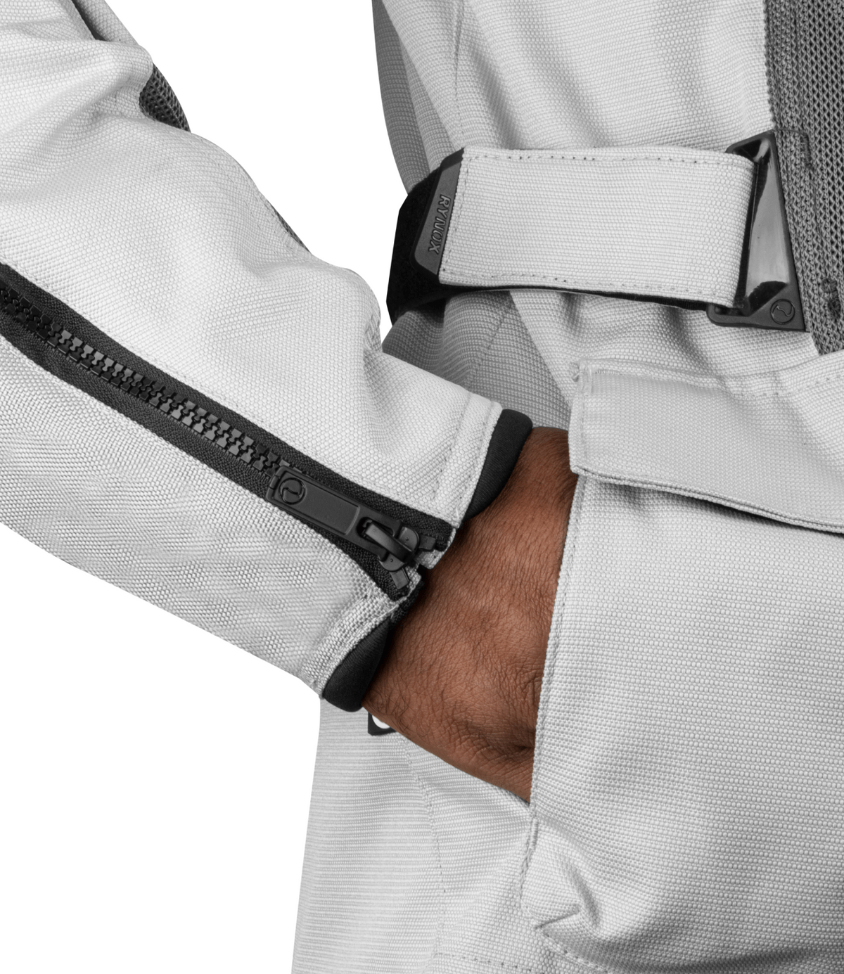 Destination Moto Rynox Stealth Air Pro Riding Jacket (Light Grey)