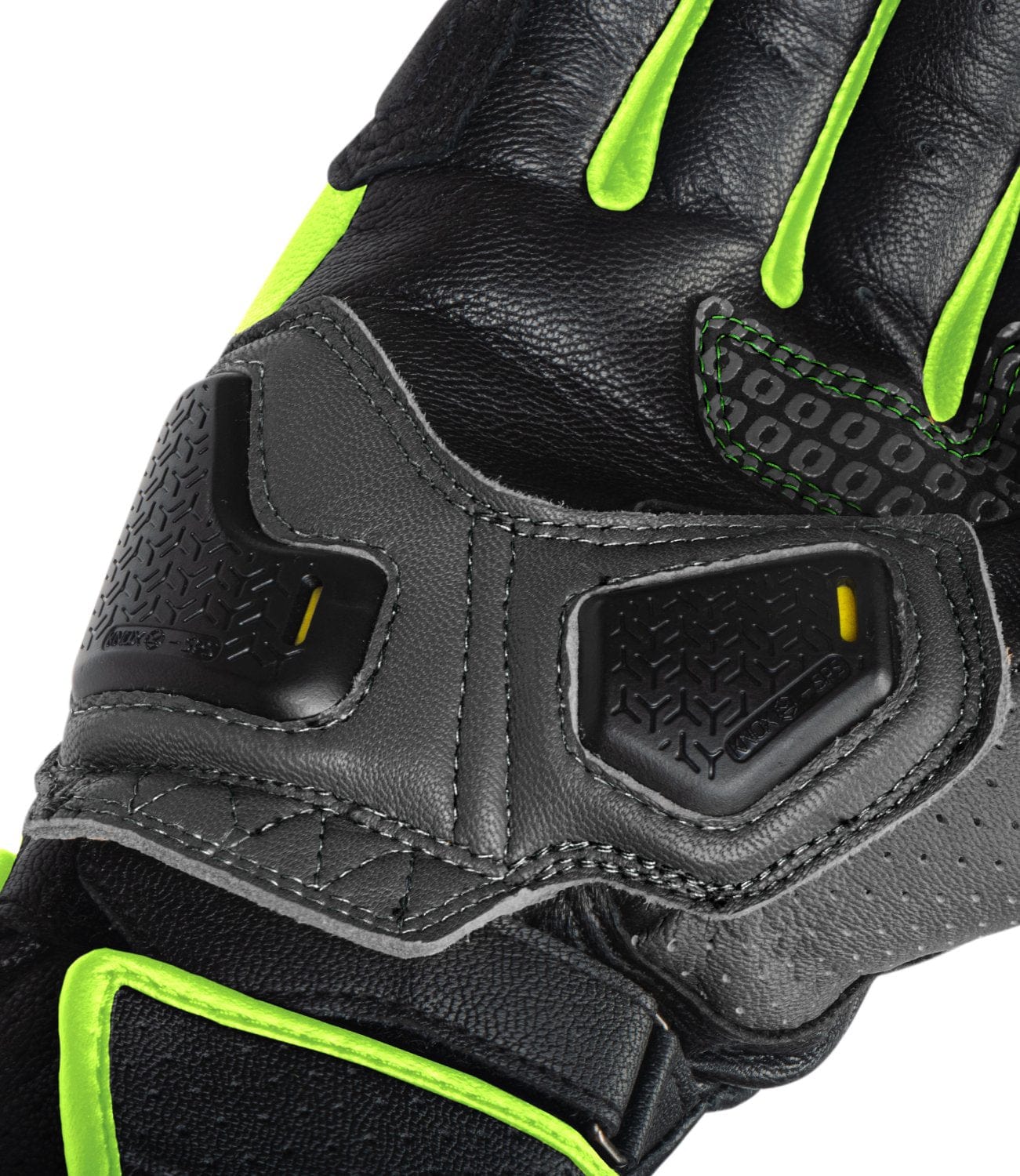 Destination Moto Rynox Storm Evo 2 Gloves Hi Viz Green