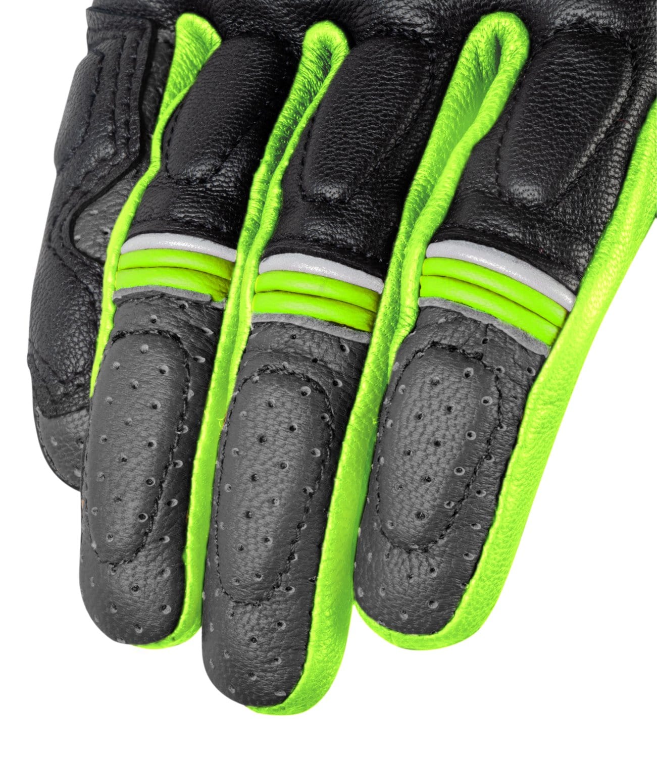 Destination Moto Rynox Storm Evo 2 Gloves Hi Viz Green