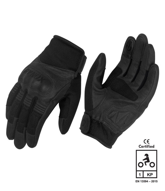 Rynox Urban Gloves Black - Destination Moto
