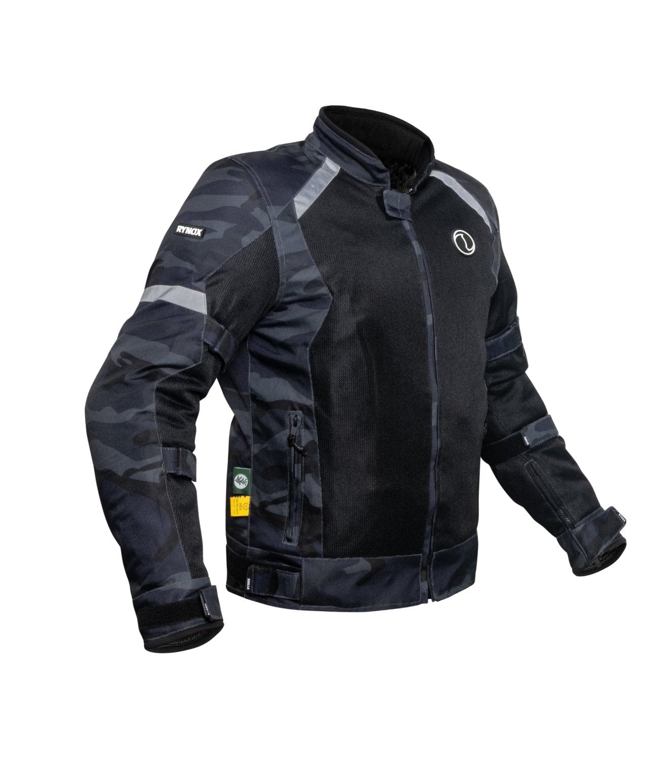 Destination Moto Rynox Urban X Riding Jacket Camo Blue Black
