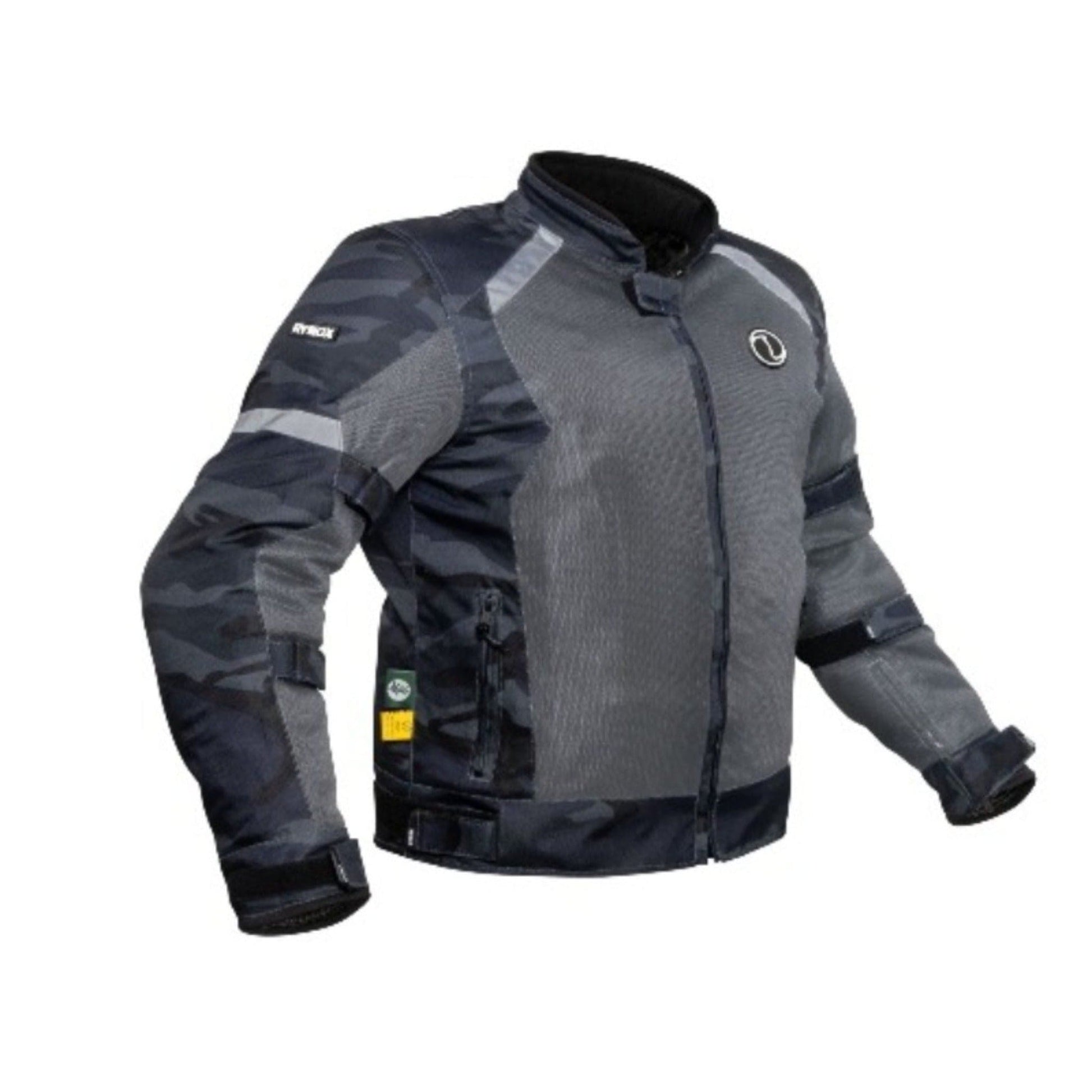 Destination Moto Rynox Urban X Riding Jacket Camo Blue Grey