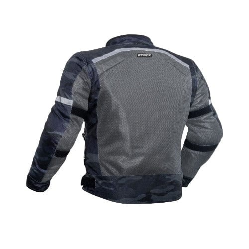 Destination Moto Rynox Urban X Riding Jacket Camo Blue Grey