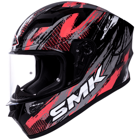 SMK Stellar Meteorite Gloss Black Grey Red GL236 - Destination Moto