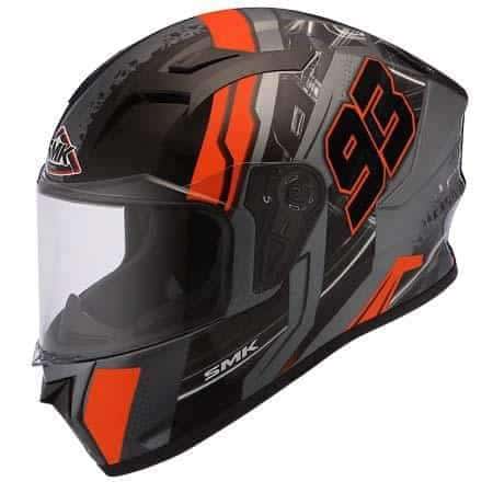 SMK Stellar Swank 93 Full Face Helmet MADA672 - Destination Moto