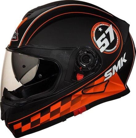 SMK Twister Blade Matt Black-Orange MA276 - Destination Moto