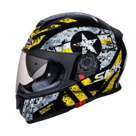 SMK Twister Captain Black Yellow GL264 - Destination Moto