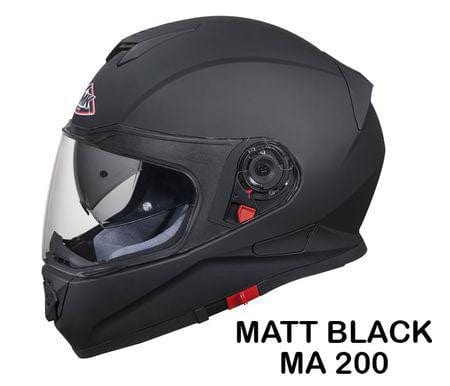 SMK Twister Matt Black MA200 - Destination Moto