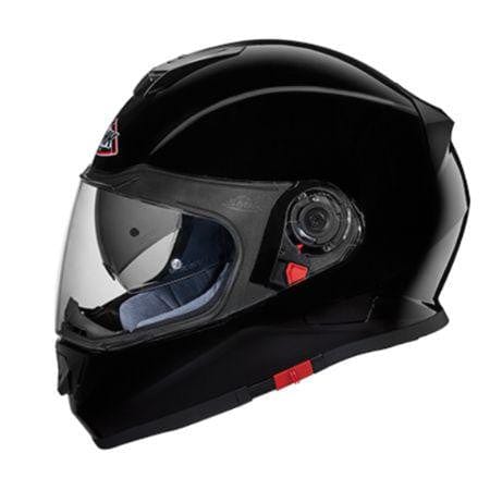 SMK Twister Unicolour Glossy Black GL200 - Destination Moto