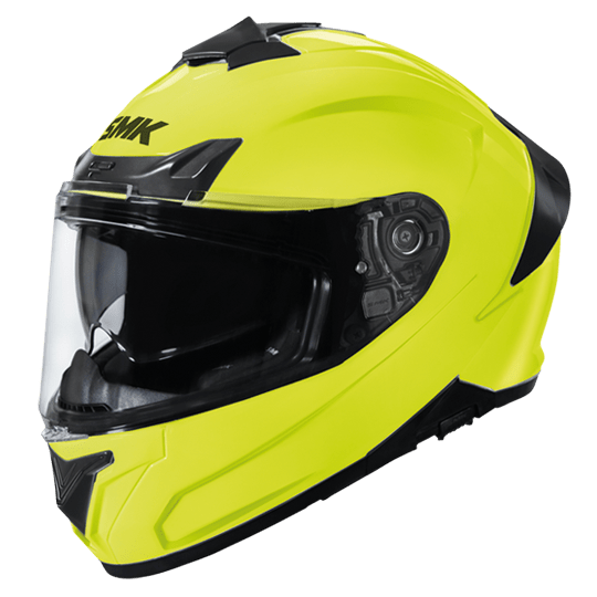 Destination Moto SMK Typhoon Helmet Unicolour Hi Viz HV400