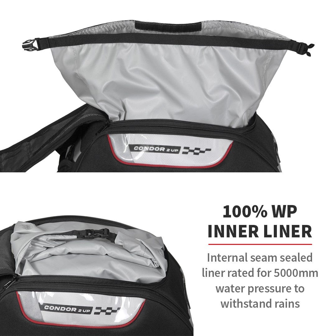 Destination Moto ViaTerra CONDOR 2UP 100% WATERPROOF SADDLEBAGS
