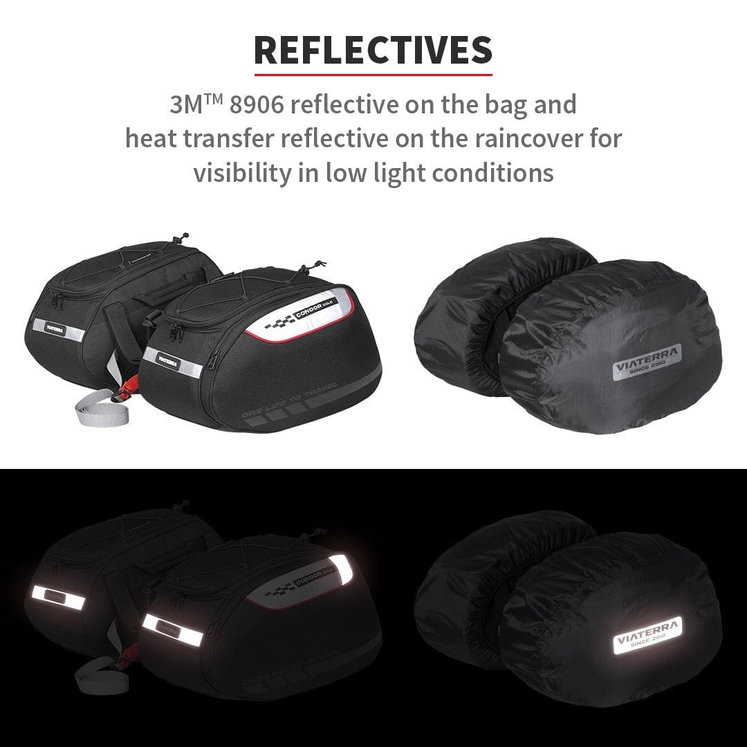 Destination Moto ViaTerra CONDOR SOLO 100% WATERPROOF SADDLEBAGS