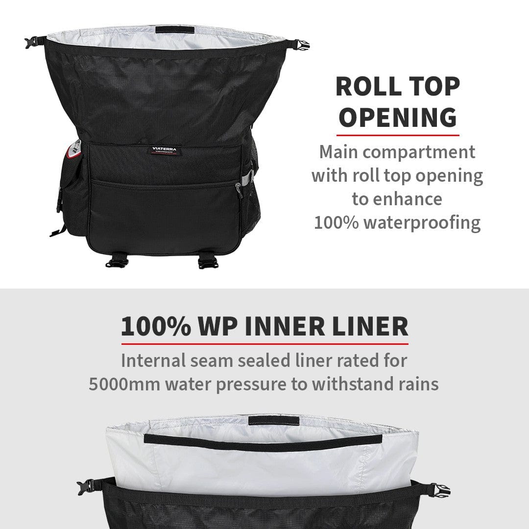 Destination Moto ViaTerra LEH 100% WATERPOOF SADDLEBAGS